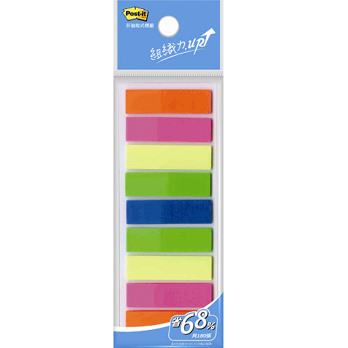 [3M] Post-it Flags, 583-9, 9 Colors Bookmark Point Sticky Note Plastic Paper Index 可再貼 螢光標籤
