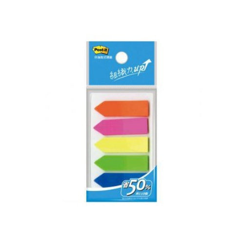 [3M] Post-it Flags 5 Colors Bookmark Point Sticky Note Plastic Paper Index 584-5 可再貼標籤