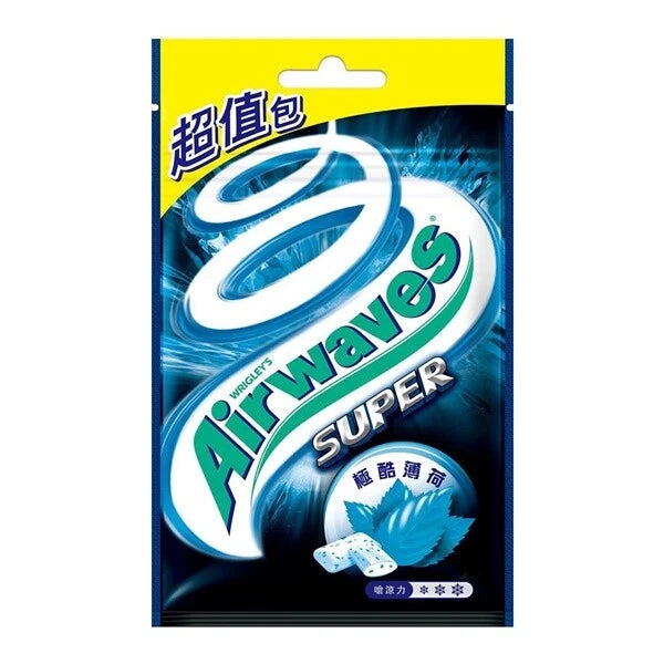 Airwaves Gum Refill Berry/Grape/Super Cool/Mint/Honey Lemon 62g/pack (Select)