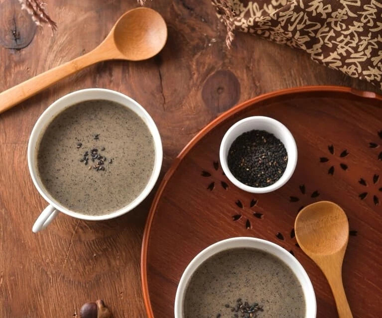 馬çå± 天ç山èé»麻ç Greenmax 100% Yam & Black Sesame Cereal Drink (12 bags/pack)