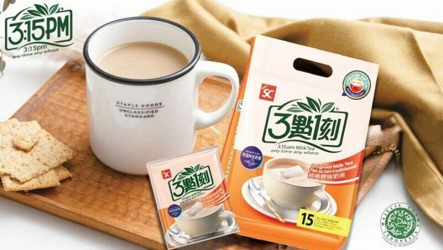 3:15PM 3é»1 Reduced Sugar Milk Tea 20g x 15 bags/pack (Select) æ¸奶è