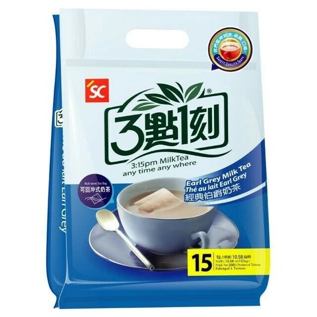 3:15PM 3é»1 Milk Tea Original/ Earl Grey 15 bags/pack (Select)