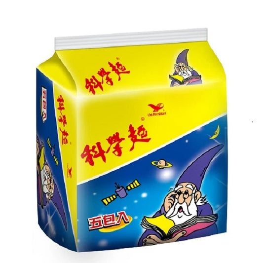 統ä秭¸麵] TAIWAN FAMOUS UNI-PRESIDENT Ke Xue Noodle Snack 40g x 5/ packs