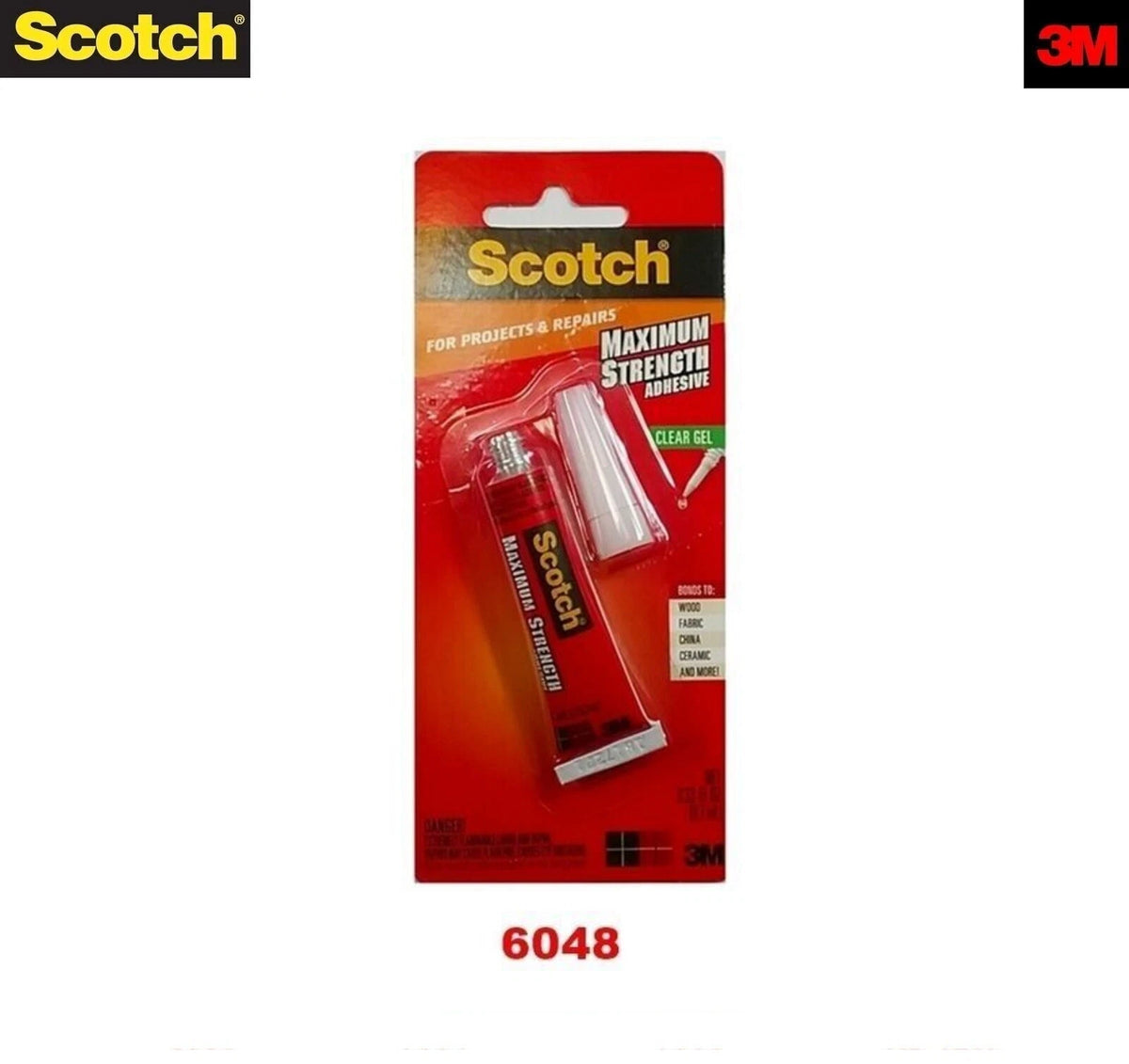 3M Scotch Maximum Strength Adhesive Clear Glue - Select