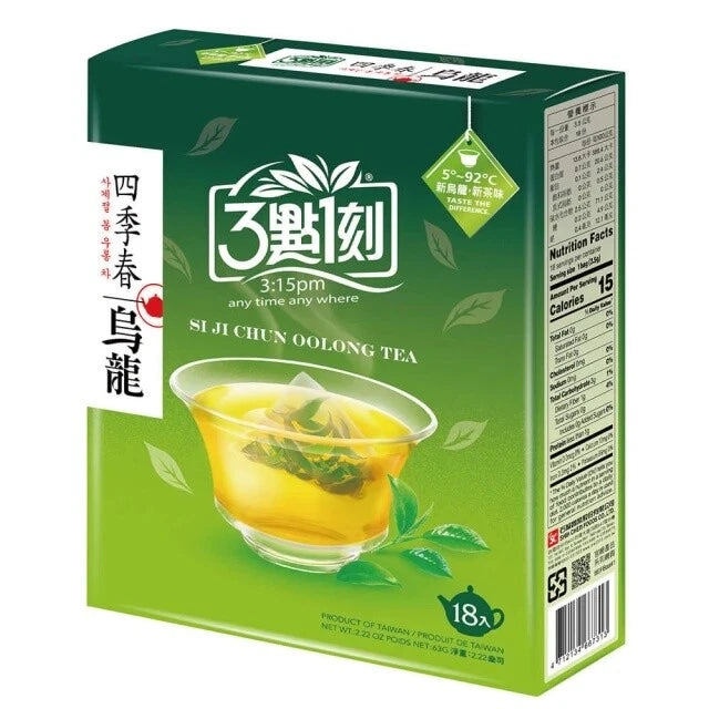 3:15PM 3é»1 Taiwan Oolong Tea 3.5g x 18 Bags / Box (Select)