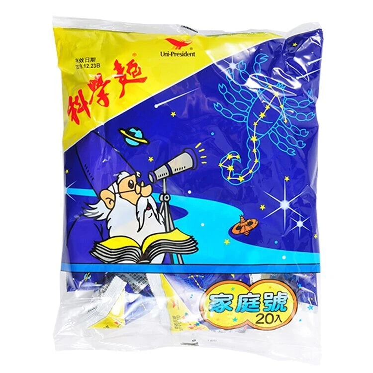 統ä迷ä秭¸麵] UNI-PRESIDENT Mini Ke Xue Noodle Snack 15g x 20 packs (Family Pack)