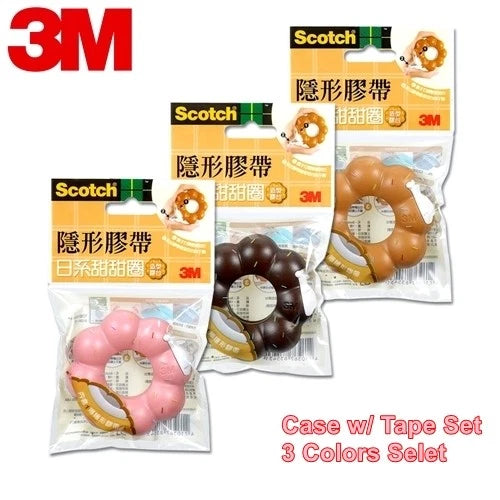 3M Scotch Wave Donuts Tape Dispenser 12mm x 11.4M (Select)