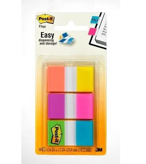 3M Post-it Flags, 6 Colos Flags (680-EG-ALT)/3 Colors Flags (683-3C) -Select