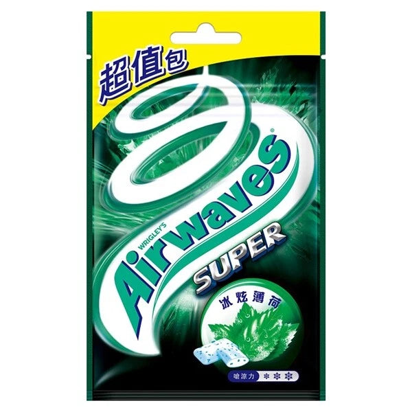 Airwaves Gum Refill Berry/Grape/Super Cool/Mint/Honey Lemon 62g/pack (Select)