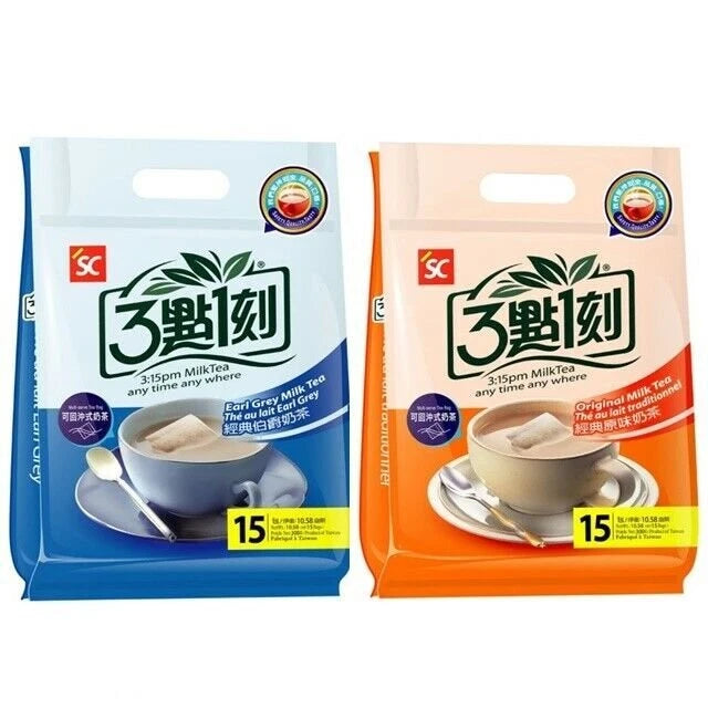 3:15PM 3é»1 Milk Tea Original/ Earl Grey 15 bags/pack (Select)