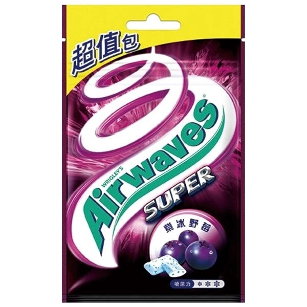 Airwaves Gum Refill Berry/Grape/Super Cool/Mint/Honey Lemon 62g/pack (Select)