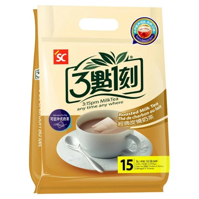3:15PM 3é»1 Milk Tea Roasted /Sun Moon Lake Milk Tea 15 bags/pack (Select)