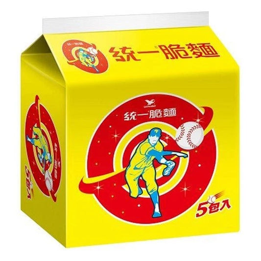 統亵 Taiwan Famous Uni-President Crispy Noodle Snack 55g x 5 packs
